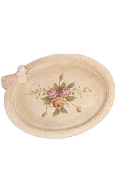 Goliat Tavă mare de servire, Goliat, motive florale, 43x36x2.5cm