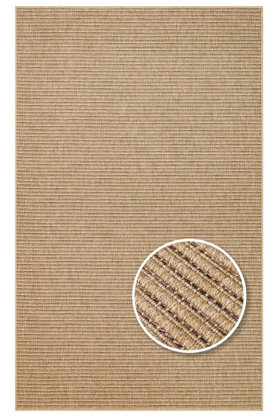 halinet Halı.Net Beige Modern Washable Non-Slip Living Room Carpet Eco-Ventur...