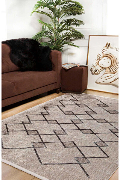 halinet Halı.Net Multi-Colored Modern Washable Non-Slip Living Room Carpet Ha...