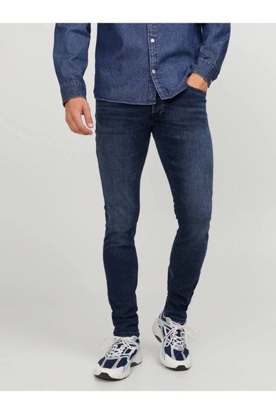 Jack & Jones Τζιν Στενής Γραμμής JJIGLENN JJORIGINAL CB 812 NOOS Τζιν Στενής ...
