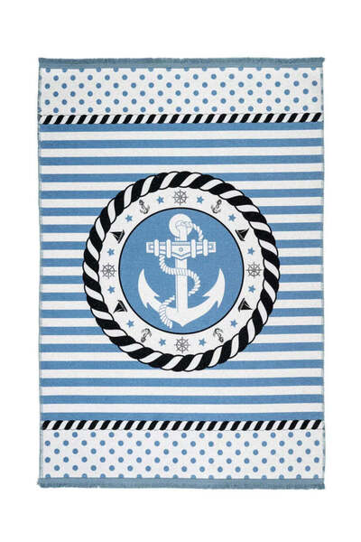 halinet Halı.Net White Modern Washable Non-Slip Living Room Carpet Pia-Kids-E...