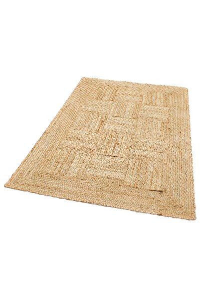 halinet Halı.Net Cream Modern Washable Non-Slip Living Room Carpet Eco-Ech 06...