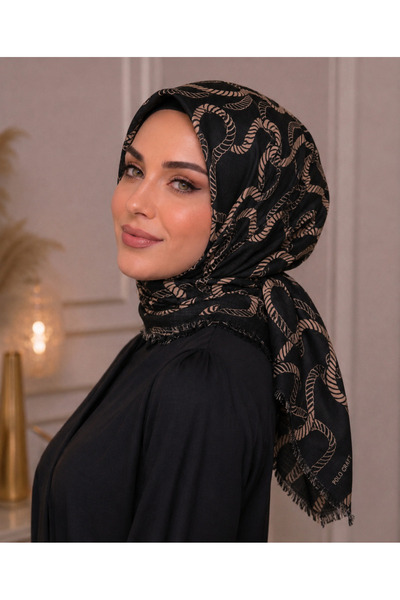 Butik Kaliteli Yüzde 95 Pamuk Yazma Eşarp