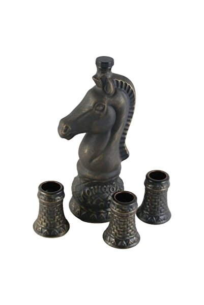 OEM Set de băuturi din ceramică, Cavaler cu 3 pahare
