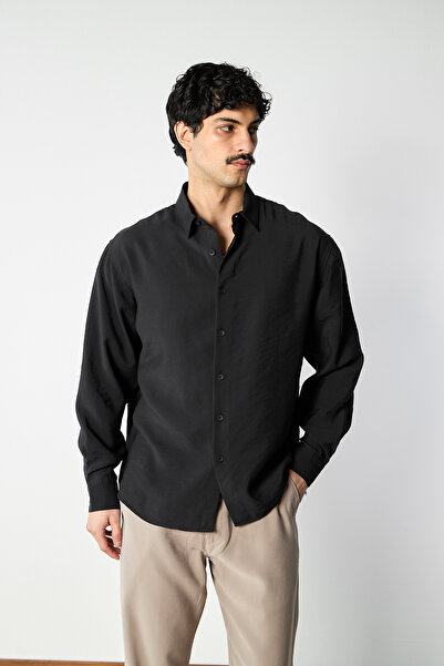 Mesfeno Oversize Bellows Modal Shirt