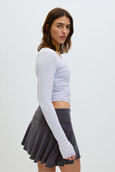 H&M Katlanır Belli Asimetrik Yoga Eteği