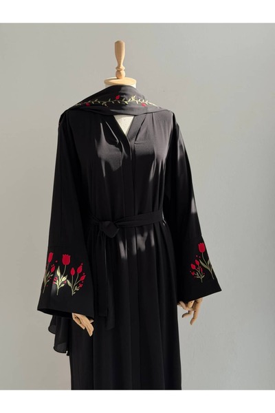 mihrimahtr NAKIŞLI LALE ABAYA + ŞAL