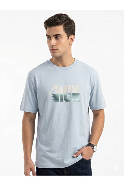 Wise Tricou bărbătesc cu imprimeu, 100% bumbac