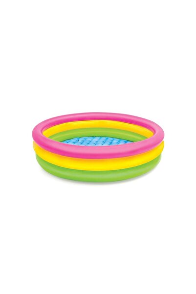 WOWMOMKIDS Ih57412 حوض سباحة صن سيت بثلاثة أقسام 114×25 سم - إنتكس