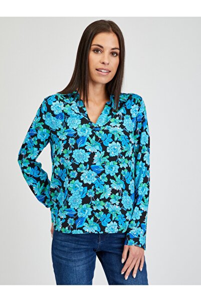ORSAY Blue women's floral blouse
