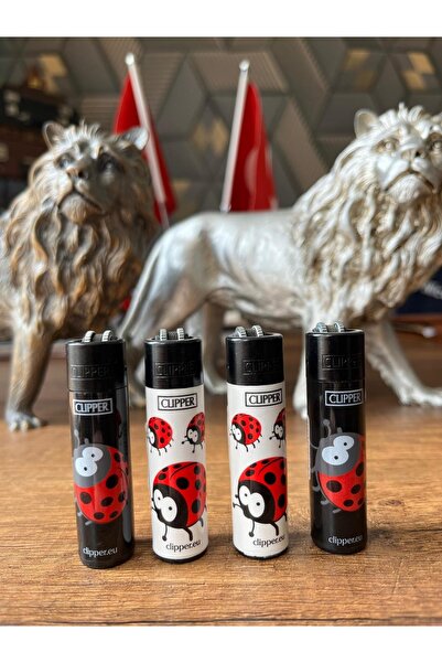 Clipper Reusable Kalın Model 4 Adet Çakmak