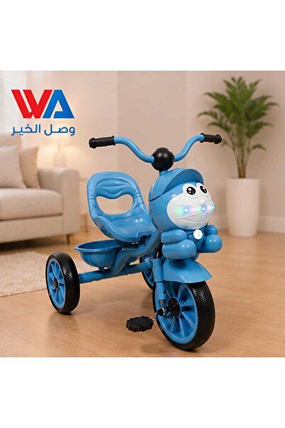 WASL ALKHAIR دراجة أطفال ثلاثية مضيئة بتصميم كرتوني – مع مؤثرات ضوئية وعجلات ...