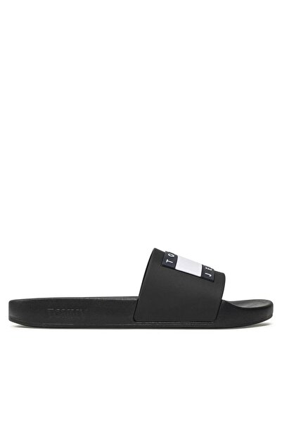Tommy Hilfiger Ανδρικές Παντόφλες Μαύρες Tommy Jeans EM0EM01191-BDS