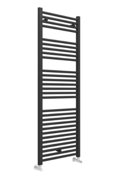 ROMSTAL Radiator portprosop de baie, negru mat, din oțel, drept, Vision, 500 ...