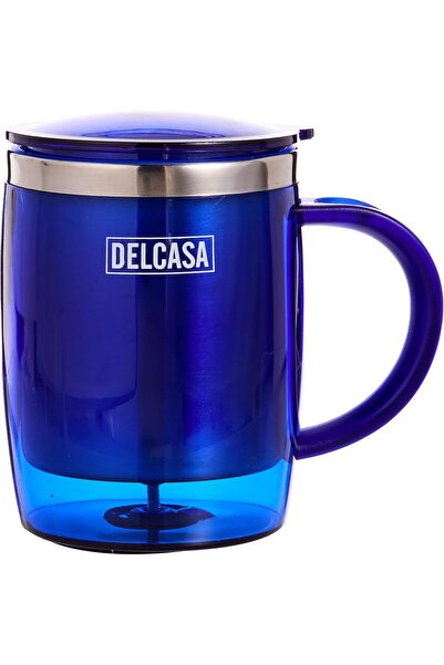 DELCASA Double Wall Travel Mug, 400ml/14oz, Stainless Steel Insulated Coffee ...