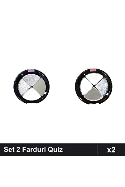 Makeup Set of 2 Quiz Eyeshadows 10g, Shades 453 451, Professional Makeup