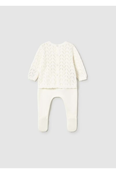 MAYORAL Dress Socks Set Cream