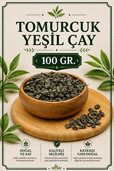 Bayguru Green Tea Bud 100 Gr, Natural Dried Green Tea Camellia Sinensis