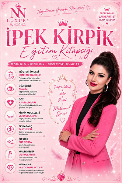NN LUXURY İpek Kirpik Eğitim Kitapçığı