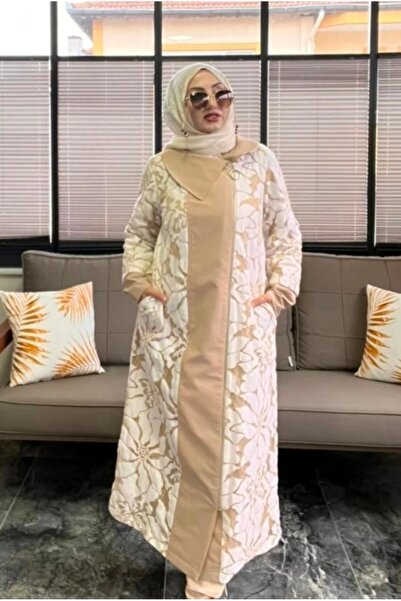 fatma Kadın tesettür büyük beden güpür kap