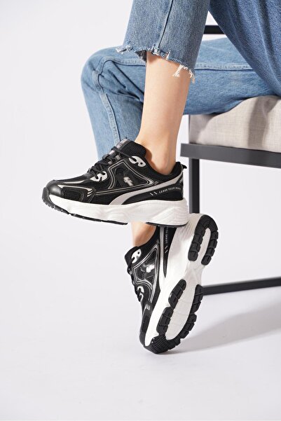 Moda Pie Pardes Leave Your Mark Pantofi sport pentru femei cu talpă groasă Ne...