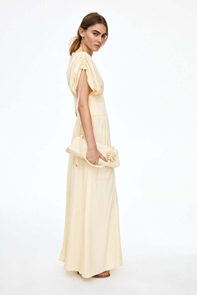 H&M Draped drawstring-detail dress