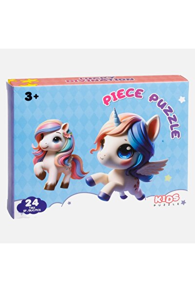 Zumzeria Mini Unicorn Puzzle 4 Models (24 Pieces) 18x18cm