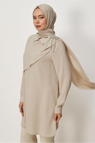 Alvina Tunic with Shawl Detail 46616