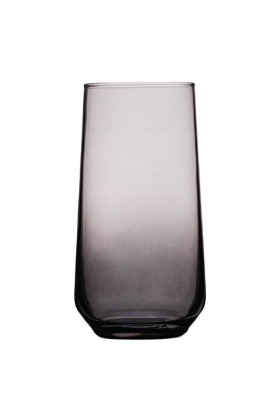 Zumzeria Pahar de sticlă negru mat fumuriu 500ml