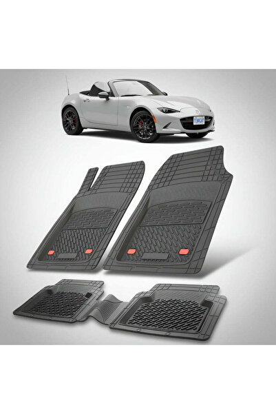 TEAMCAR Covorașe de podea pentru Mazda MX-5 ND Facelift Soft Top 2024-2026 | ...