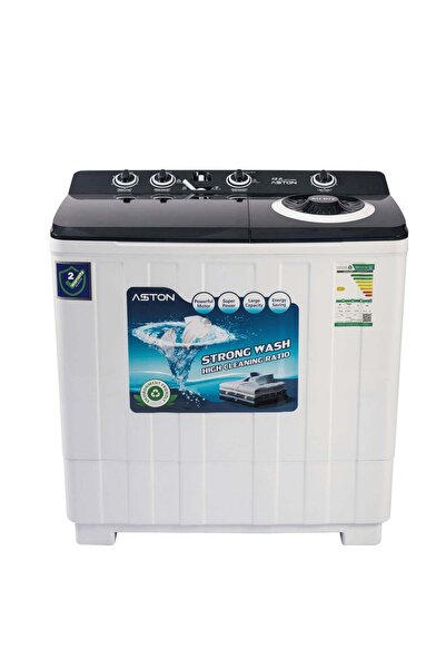 Aston Twin Tub Washing Machine, 15Kg, Without Pump, Single Water Inlet, White...