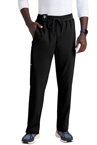 Barco Grey's Anatomy by Hudson Men's Medical Scrub Pants, Black (GRSP617)
