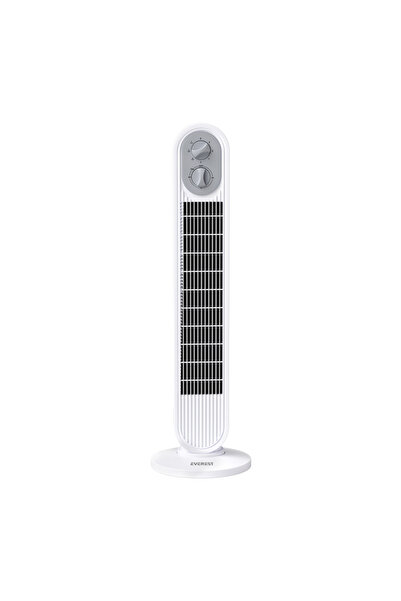 Everest FAN14, BEYAZ, 3 Kademeli Hız, Kule Tipi, 50W, Zamanlama Ayarlı, Sağ v...