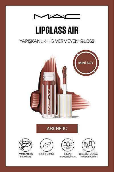 M.A.C Mini Lipglass Air Yapışkan His Bırakmayan Gloss - Aesthetic