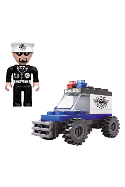 Zumzeria Police Vehicle from Bricks (35 pieces)