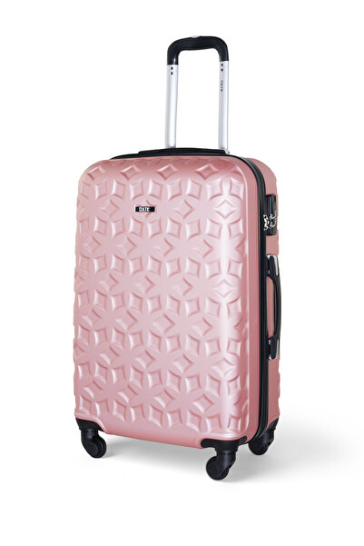 KTMC ABS Luggage 28 inch Check-In Suitcases, KTMC-9191 Rose Gold