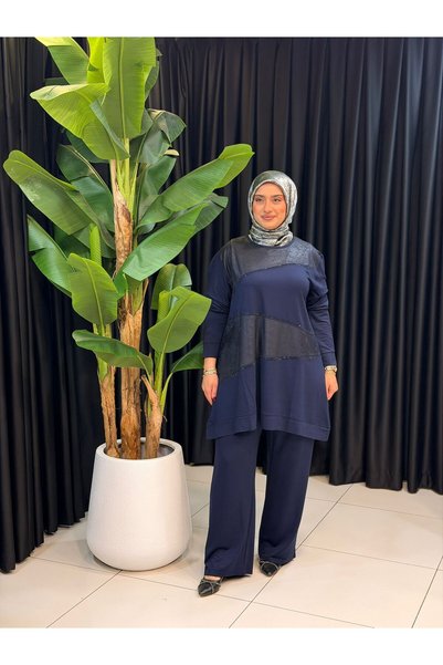 Butik büyük beden Viscose Combed Cotton Set