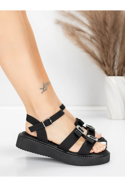 mei Sandale Dama cu Talpa Joasa 5H80 Negru