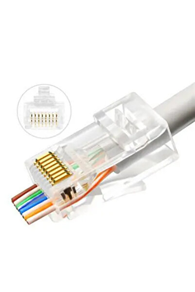 Lanview Mufă RJ45 UTP Cat6A pentru conductor AWG23-24 multifilar/solid, Easy-...