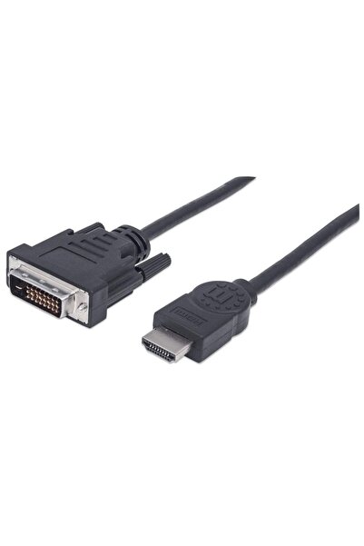MANHATTAN 372503 Cablu HDMI, HDMI tată la DVI-D 24+1 tată, Dual Link, 1,8 m