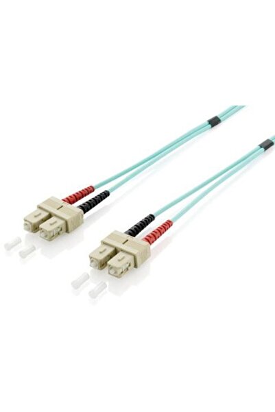 EQUIP Cablu patch optic SC - SC Multimod Duplex OM3, 10m (255326)