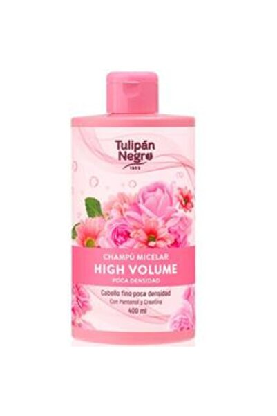 Tulipan Negro Sampon Micelar pentru Volum - Champu Micelar High Volume, 400 ml