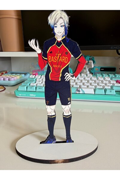 nihonwosekai Blue Lock Kaiser Anime Ahşap Stand