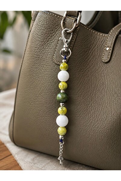 Handmade Secret Moss Charm Keychain