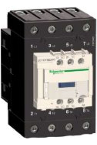 SCHNEIDER Contactor TeSys Deca Power 80A AC-1 4P 230V AC 1Z 1R (EVK) LC1DT80AP7