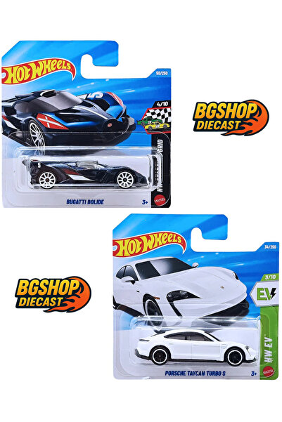 HOT WHEELS Porsche Taycan Turbo S - Bugatti Bolide