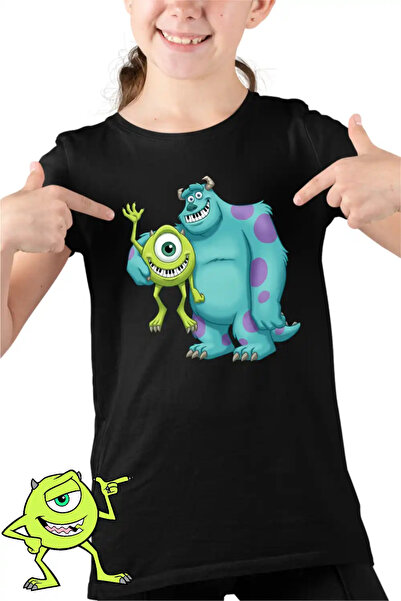 OEM Tricou Copii Fete James Mike Monsters Univesity