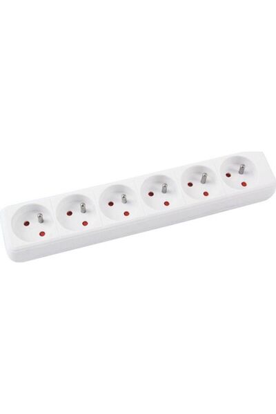 OFFICE products Looler OFFICE PRODUCTS,6 sockets, 5m, with grounding, white
