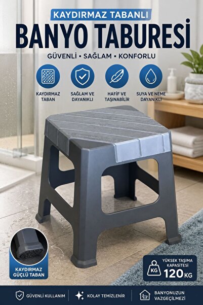 Funny Life Kaydırmaz Banyo Taburesi Plastik Duş Oturağı Sağlam Kaymaz Çok Ama...