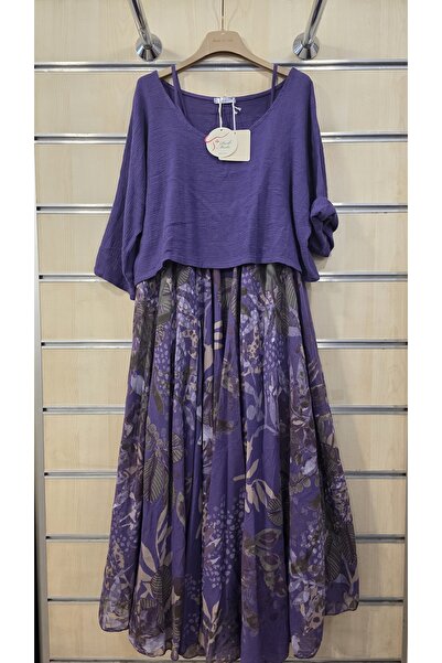 Park Moda Rochie din bumbac italian cu bretele interioare